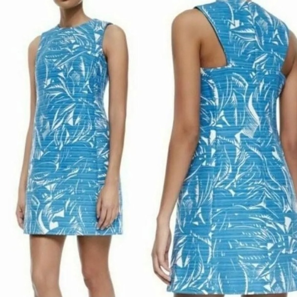 Tory Burch Palm Leaf Shift Dress HW9729 - Picture 2 of 7